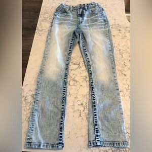 Salvage Supply Co Buckle Light Blue Jeans